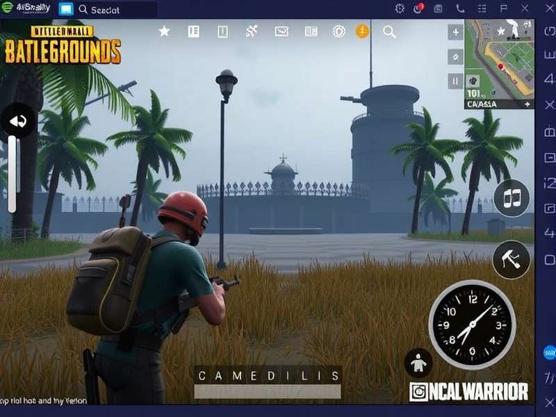 Intense combat in PUBG India Tactical Warrior PUBG India Tactical Warrior Gameplay Screenshot